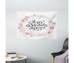 Buds Roses Tulip Wide Tapestry