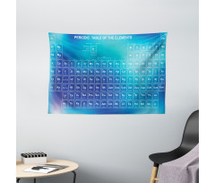 Chemistry Element Table Wide Tapestry
