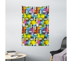 Fun Characters Pattern Tapestry