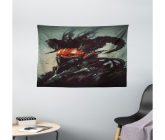 Romotic Demon Computer Wide Tapestry