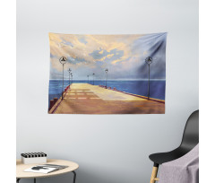 Bridge Pier Sea Harbor Wide Tapestry