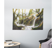 Secret Paradise Paint Wide Tapestry