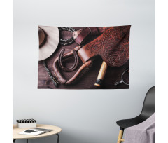 Design Rural Themed Wide Tapestry