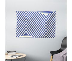Triangle and Stripes Wide Tapestry