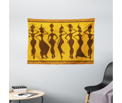 Exotic Females Bohemian Art Wide Tapestry