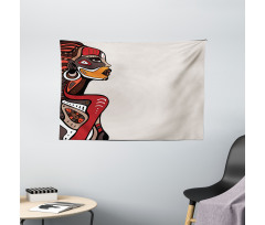 Ethno Fashion Wide Tapestry