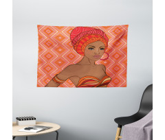 Zulu Girls Wide Tapestry