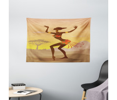 Amazon Lady Wide Tapestry
