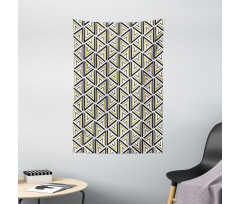 Triangle Shaped Lines Tapestry