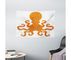 Octopus Marine Mosters Wide Tapestry