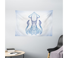 Nautical Marine Design Wide Tapestry