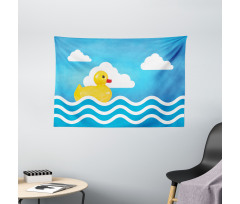 Toy Wavy Water Wide Tapestry