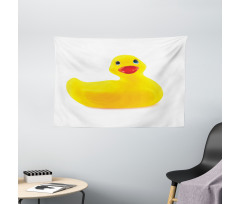 Yellow Ducky Wide Tapestry