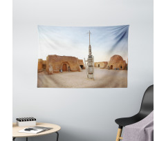Planet Town Wars Image Wide Tapestry