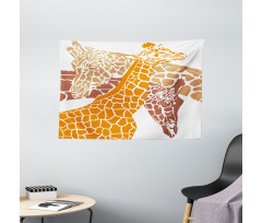 Wildlife in Africa Wide Tapestry