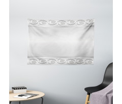 Classical Bridal Floral Motif Wide Tapestry