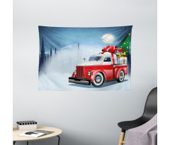 American Truck Gifts Wide Tapestry