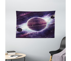 Outer Space Planets Mars Wide Tapestry