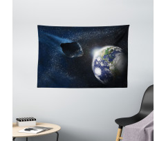 Asteroid Rocky Space Wide Tapestry