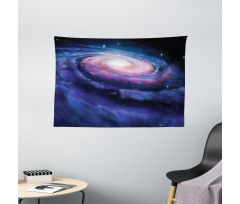Nebula in Outer Space Wide Tapestry