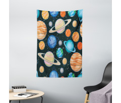 Galaxy Space Art Solar Tapestry