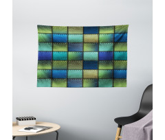 Modern Geometric Bohem Wide Tapestry