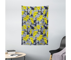 Contrast Tones Florets Tapestry