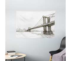 Urban Cityscape of NYC Wide Tapestry