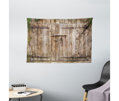 Old Oak Steel Door Wide Tapestry