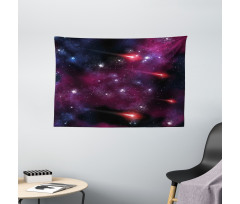 Stardust Meteor Wide Tapestry