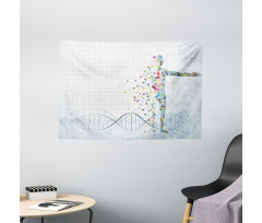 Psychedelic Human Wide Tapestry
