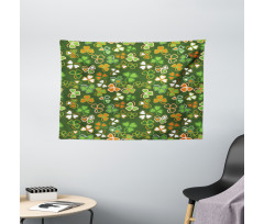 Lucky Clover Wide Tapestry