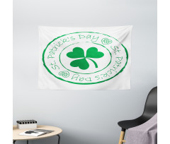 Irish Shamrock Wide Tapestry