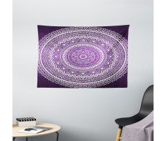 Mandala Floral Boho Wide Tapestry