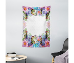 Pastel Tender Butterflies Tapestry