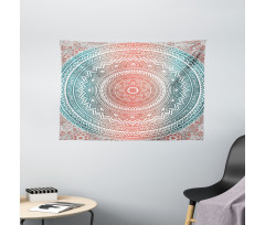 Antique Mandala Wide Tapestry