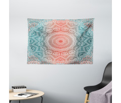 Modern Mandala Wide Tapestry