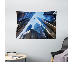American City Landscape Wide Tapestry