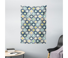 Morrocan Style Dots Art Tapestry