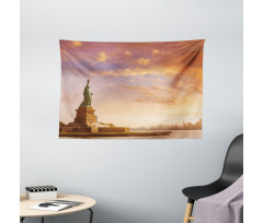 USA New York Scenery Wide Tapestry