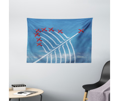 Little Show Planes Wide Tapestry