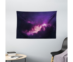 Stars Dark Night Sky Wide Tapestry