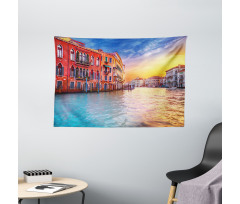 Venice Canal Wide Tapestry