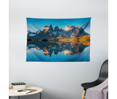 Majestic Rocky Mountain Wide Tapestry
