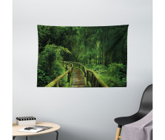 Tropical Thailand Forest Wide Tapestry