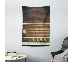 Retro 60s Music Style Tapestry