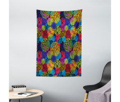 Geometric Sketchy Forms Tapestry