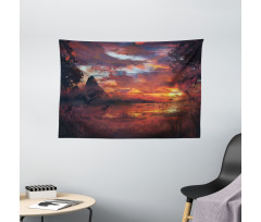 Safari Wild Forest Wide Tapestry