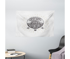 Motivational Adventure Wide Tapestry