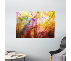 Rainbow Colored Image Wide Tapestry